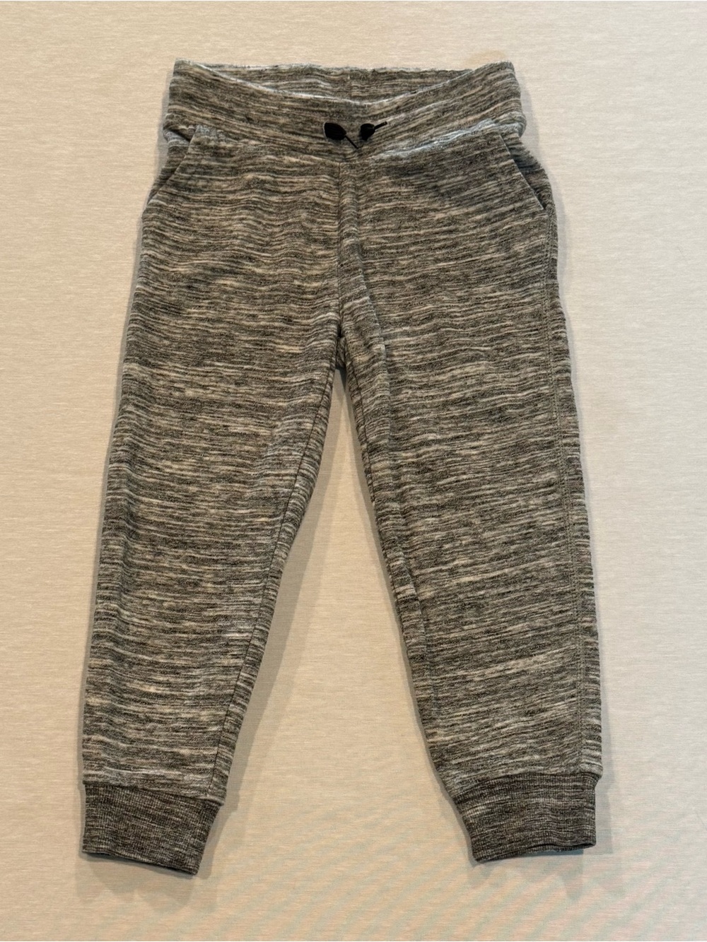 Old Navy Jogger Pants Gray Black Cotton Polyester Elastic Waist Pockets XS 5